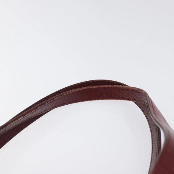 BURBERRY Nova Check Shoulder Bag Canvas Beige Gold Auth bs24664 - Picture 9 of 16